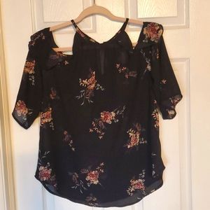 Cold shoulder shirt
